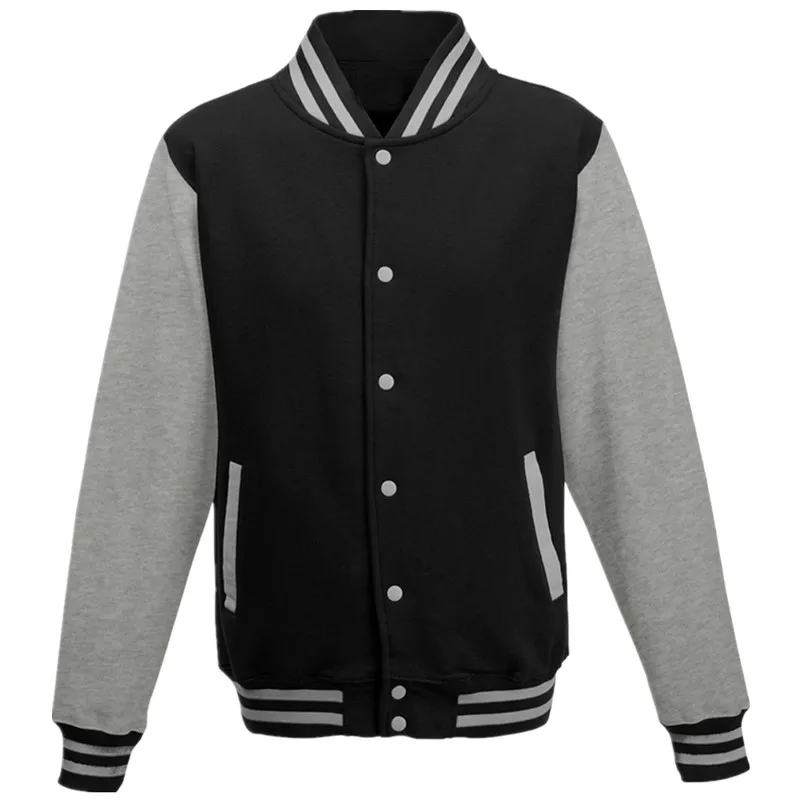 Wholesale Blank Baseball Letterman College Jacket Custom Cotton Fleece ...