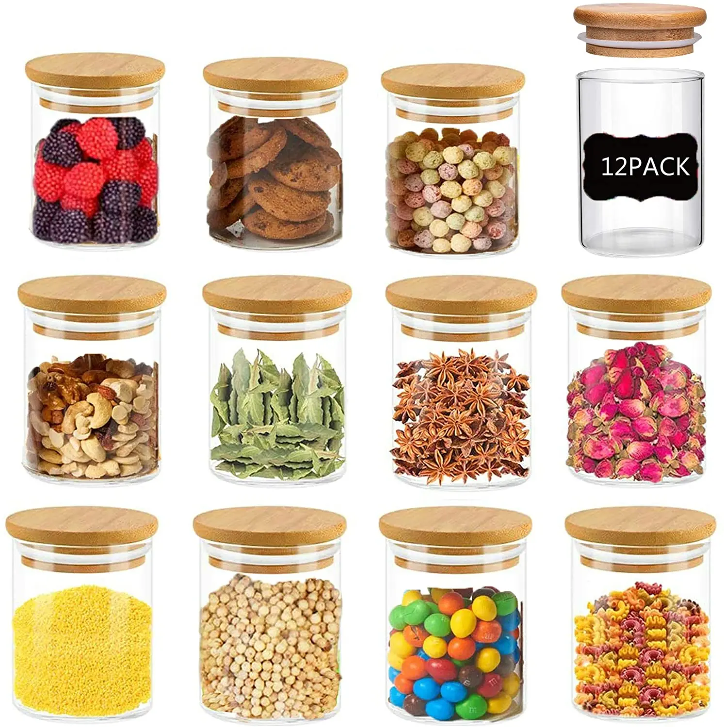 Wholesale 300ml Glass Spice Jar Kitchen Storage High Borosilicate Glass
