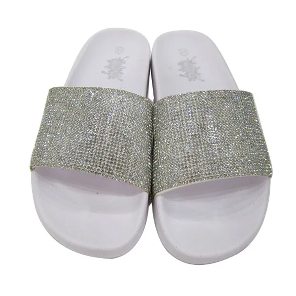 New Fashion Bling Diamond Ladies Slides Slippers Women's Sandals - Buy ...