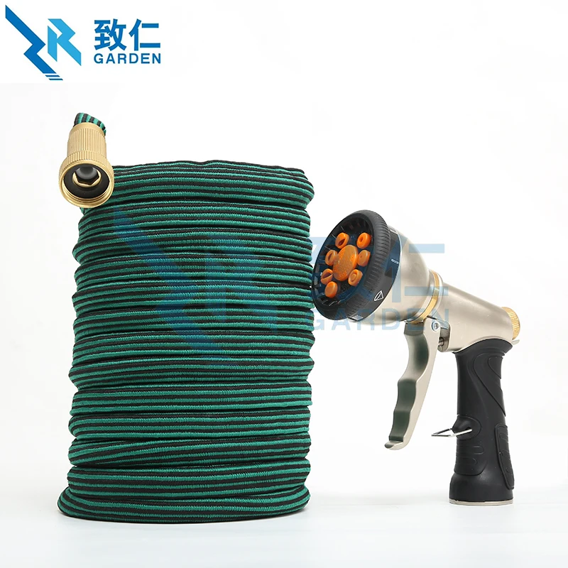 25ft-100ft Extensible Watering Hose 2.5 Times Telescopic Garden