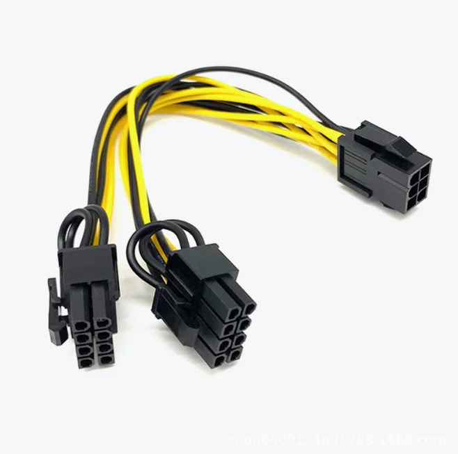 Against belt jogger Pci-e 6-pin To Dual 6+2-pin Power Splitter Cable Graphics Card Pcie Pci  Express 6pin To Dual 8 Pin Power Cable - Buy 6pin To Dual 8 Pin,6-pin To  Dual 6+2-pin,6 Pin Cable