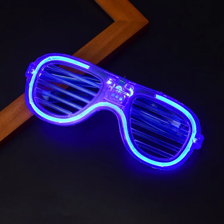 Nightclub Halloween Rave Party Cool Lighting Shutter Led Glasses Shutter Sunglasses Without Lens