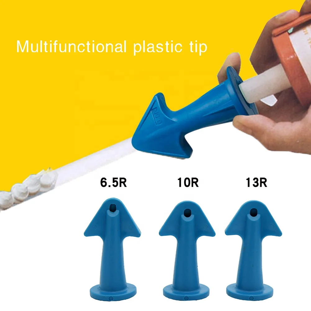 Multifunctional Caulk Nozzle Applicator Finishing Tool Reusable Caulk