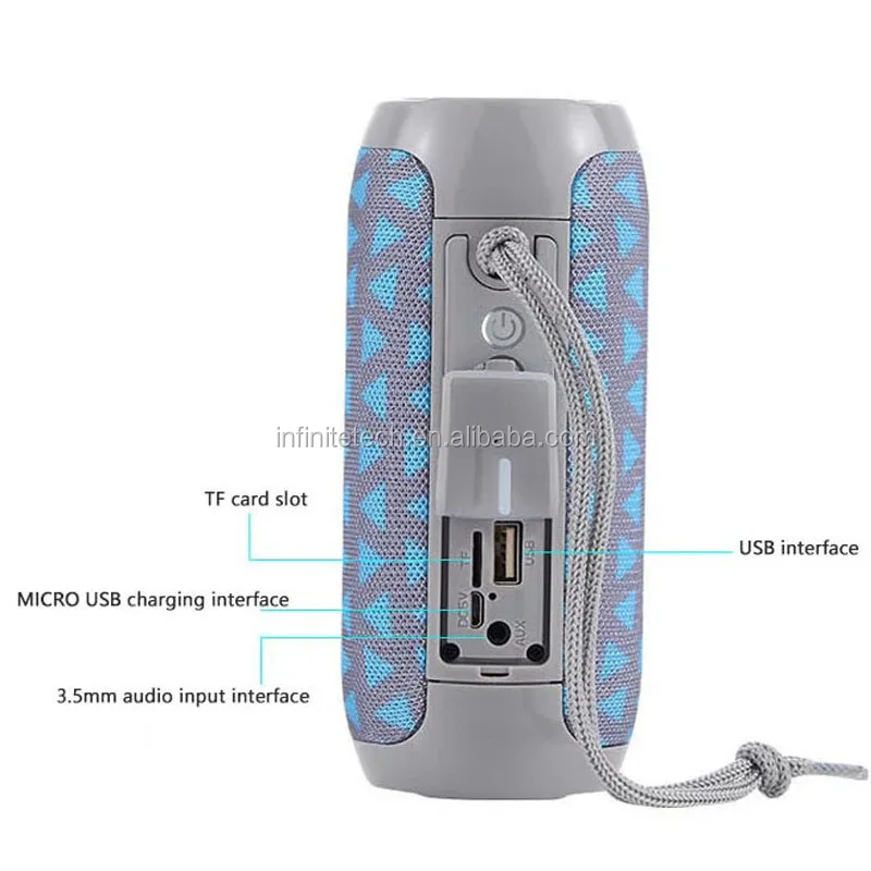 TG117 Portable small Speaker Bluetooth Wireless Music Player Sound System Loudspeaker FM Radio - ANKUX.COM