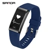 SANDA CK08 2019 smart watch concise style bluetooth step gauge sports watch heart rate sleep monitoring multifunction bracelet
