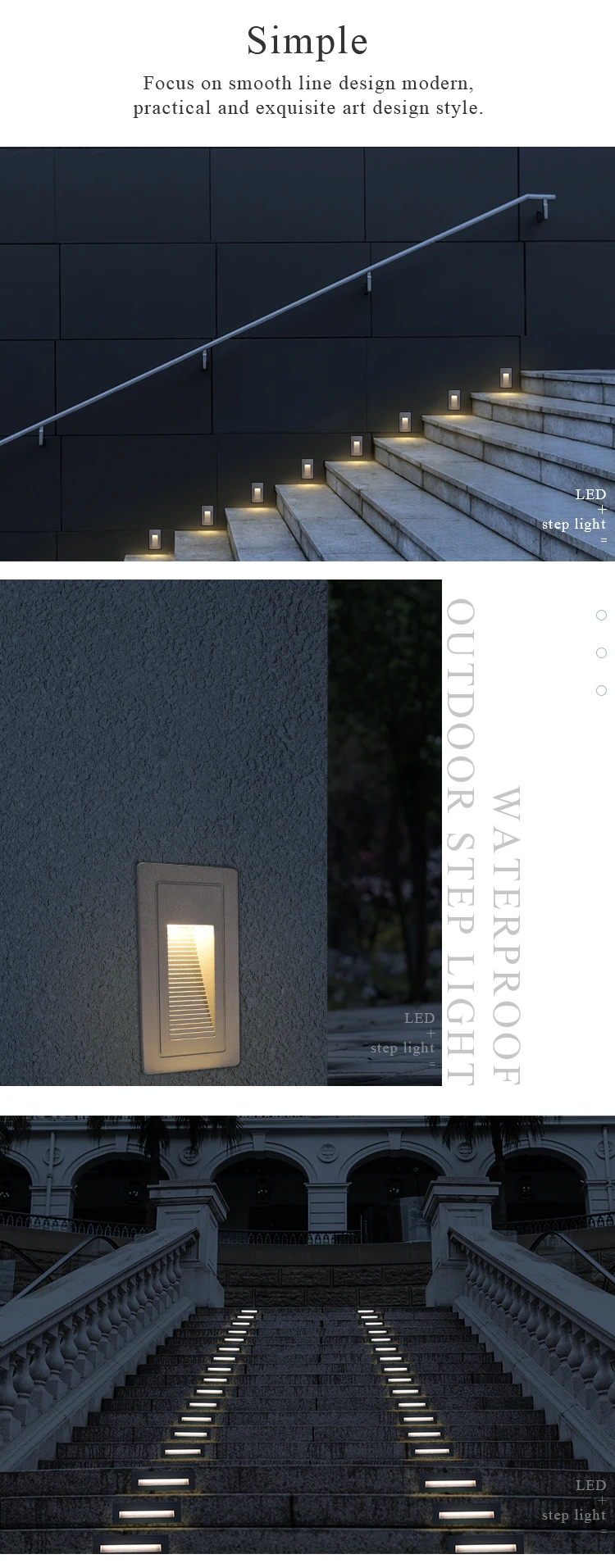 Stair Light Surface Mount Led Step Stair Lights Step Outdoor Led