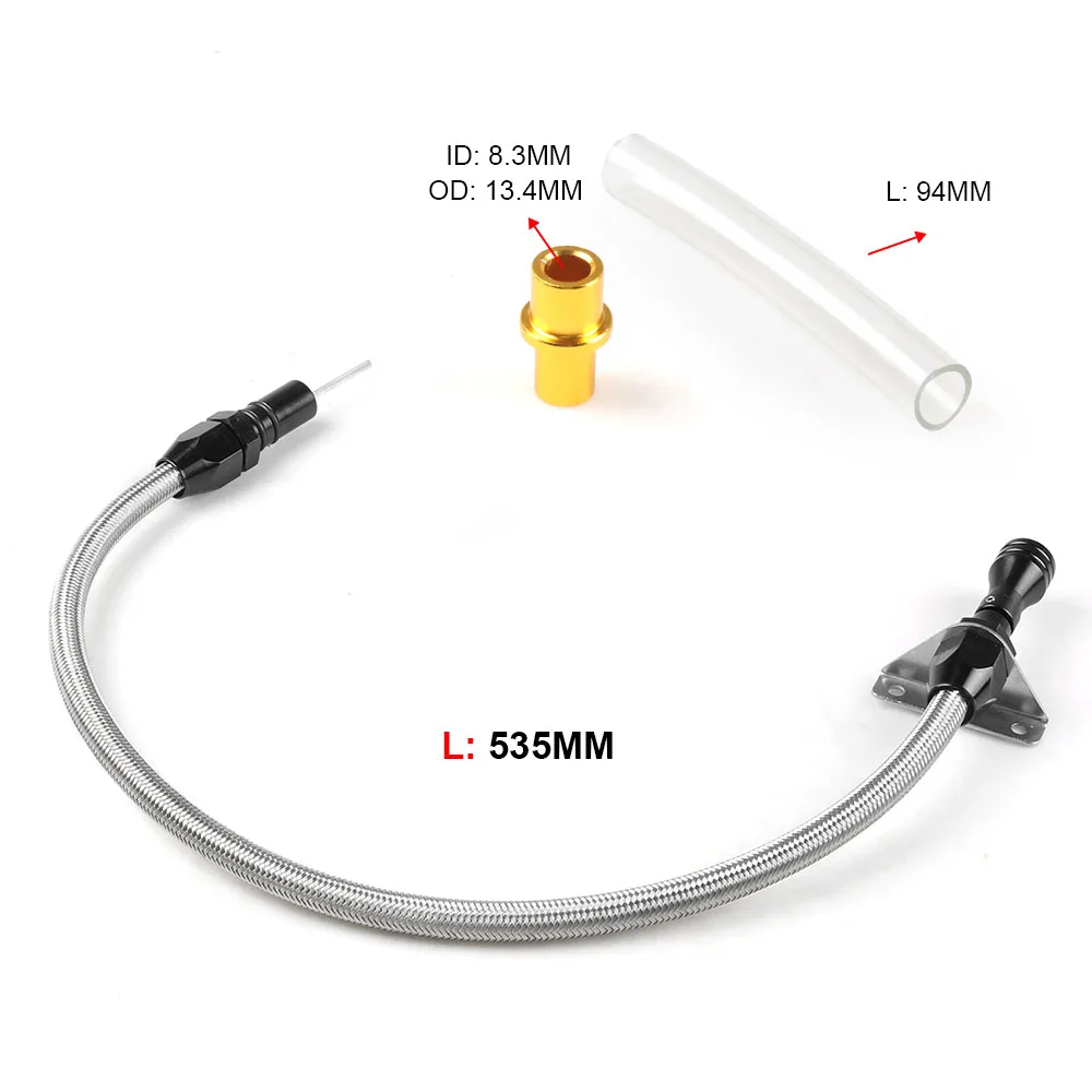 Th350 Th400 Flexible Stainless Transmission Dipstick For Gm Chevy Th