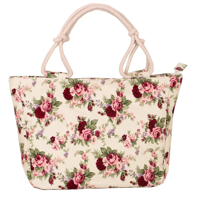 Flower Print Bag Hand Bag