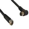 F male Straight to PAL male Right angle cable assembly with RG59