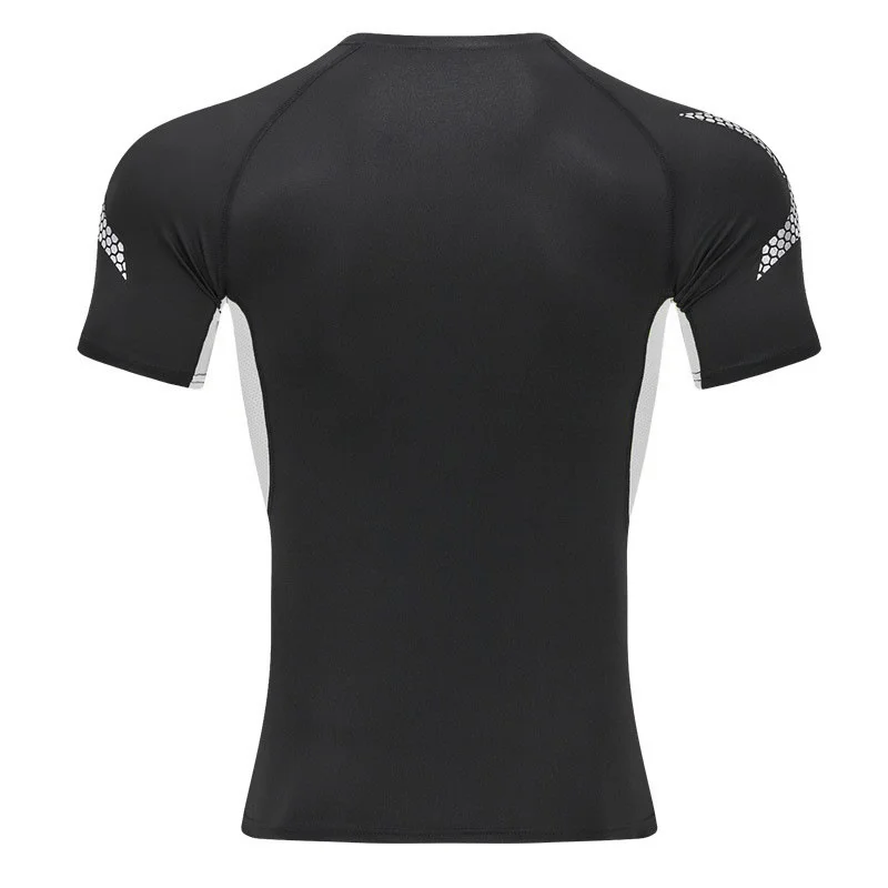 High Elasticity Quick-Drying Men's Compressed Fitness Cycling T-Shirt Popular Sports Bodysuit Long Sleeves Active Tops