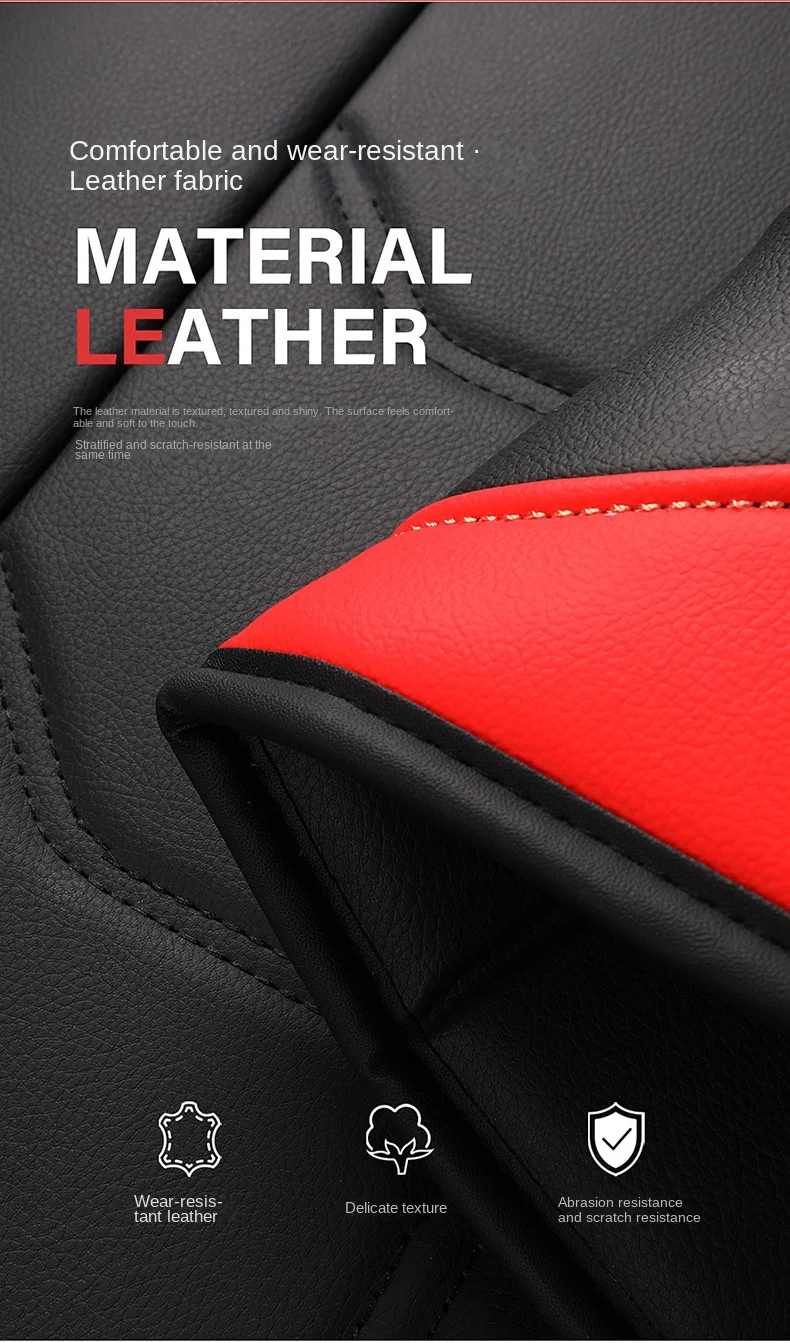 Four Seasons Fully Surrounded Car Seat Cushion Front Generation Leather Polyester for Car Seat Supplies factory