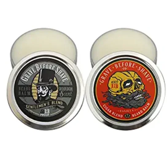 
OEM Wholesale difference 2 scented private logo beard balm each bottle 30gs 