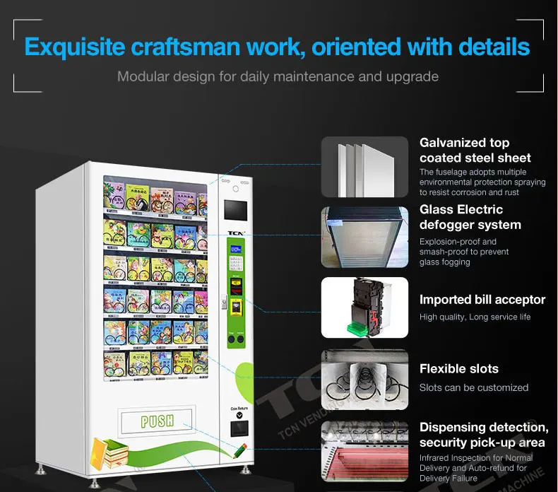 Tcn Library School Books Vending Machine Scholastic Book Notebook