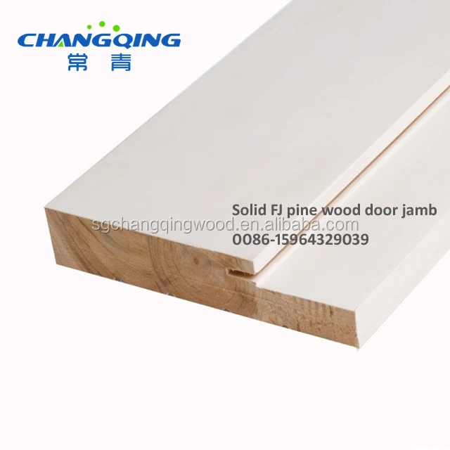 Solid Fj Pine Wood White Primed Door Jamb Buy Solid Fj Pine Wood