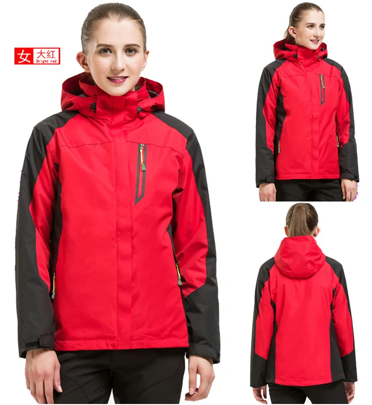 Custom Nylon Waterproof Breathable Mens Winter Jacket,2 In 1 Jacket ...