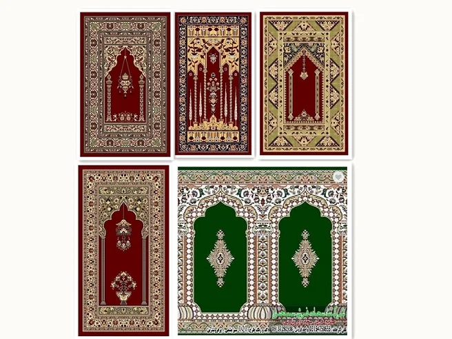 Religious & Traditional Mosque Carpet with High Color Fastness