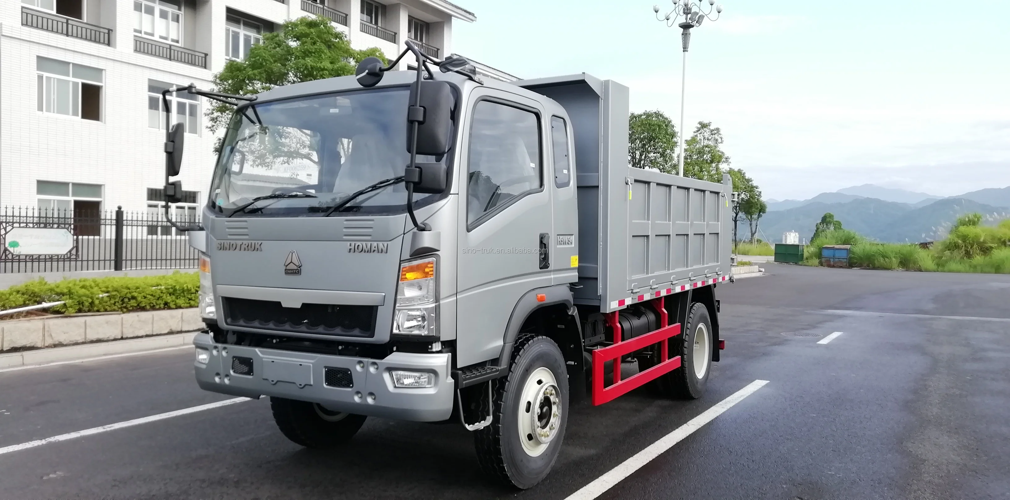 China Sinotruk Homan 13 - 15 Tons Light Duty Tipper Truck Price - Buy ...