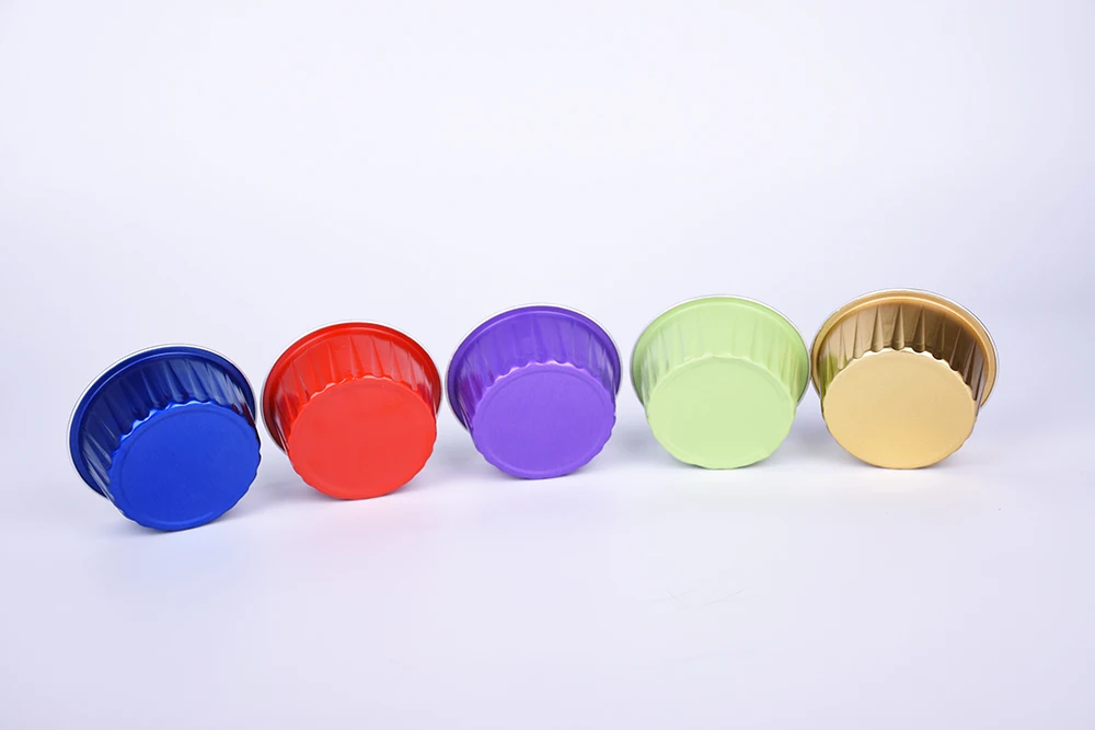 Heat Sealing Milk Yogurt Foil Cup Disposable Aluminum Foil Food Storage