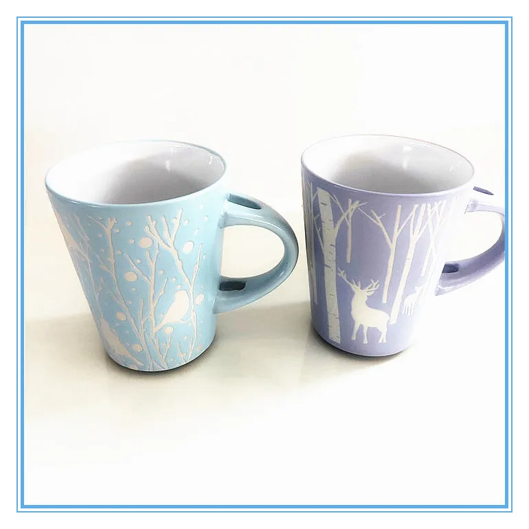 销售全丝网印刷用勺子 stone马克杯 - buy 丝印马克杯,釉面陶瓷马克杯