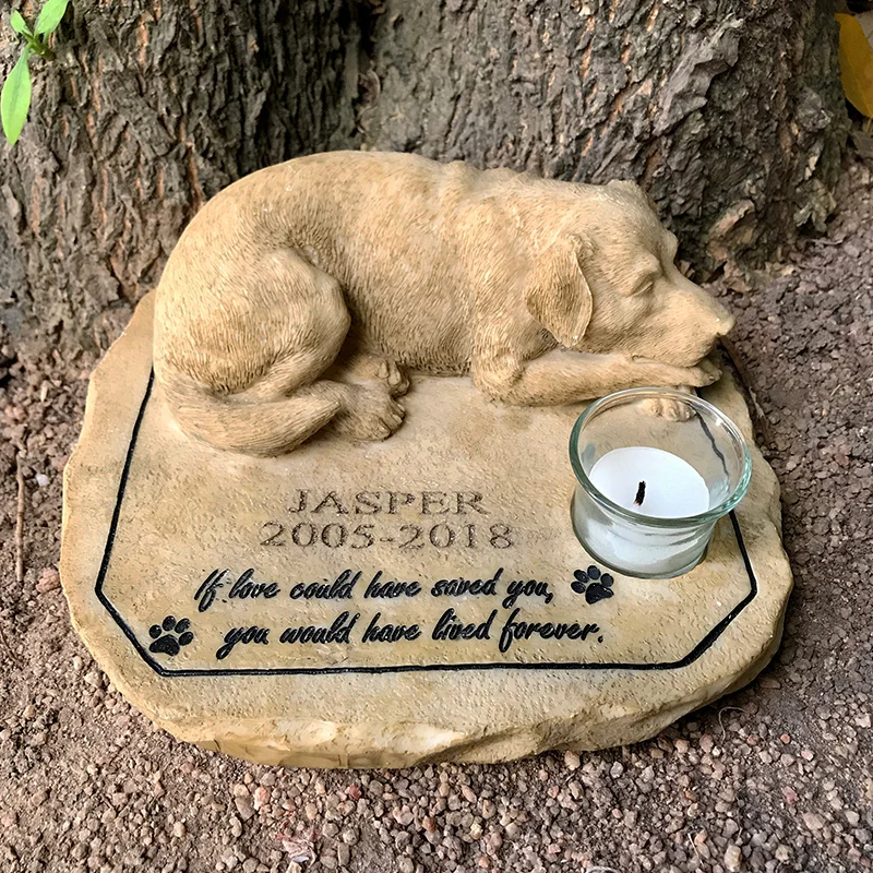 Custom Resin Dog Pet Memorial Stones - Buy Pet Memorial Stones,Resin ...