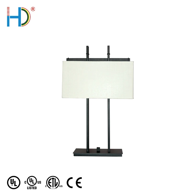 New modern led indoor lighting E26/E27 hotel metal table light