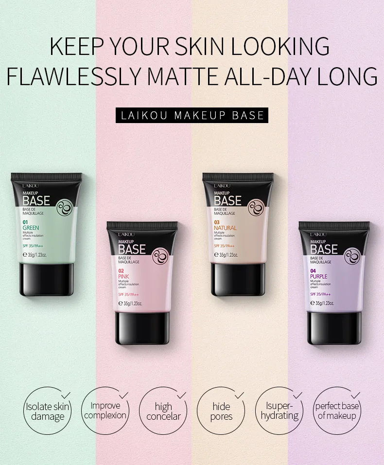 Oem/odm 4 Colors Long Lasting 35g Face Primer Makeup Base Buy Primer