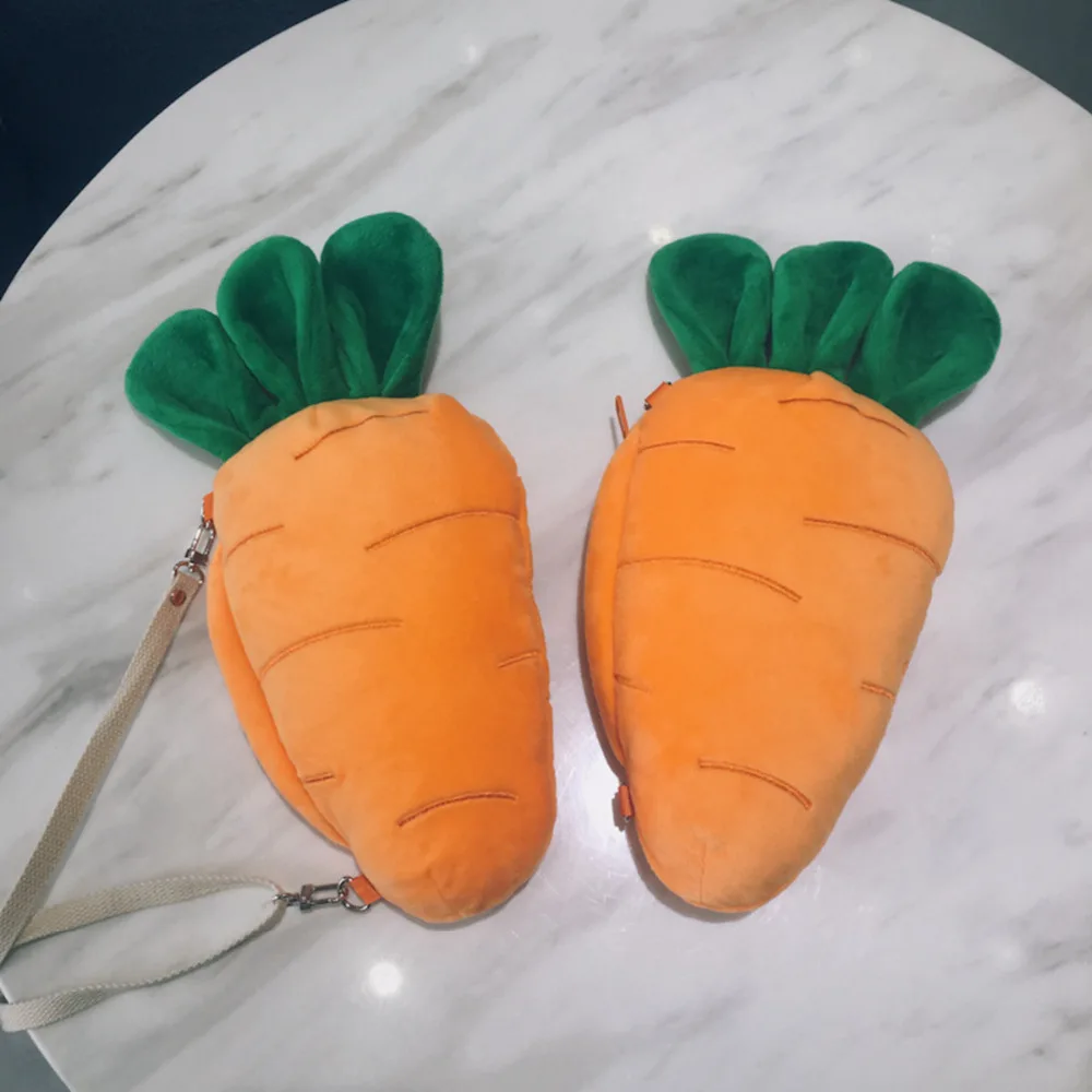 product-2020 Fashion new cute stuffed carrot bags as birthday gifts for childrens satchel personalit