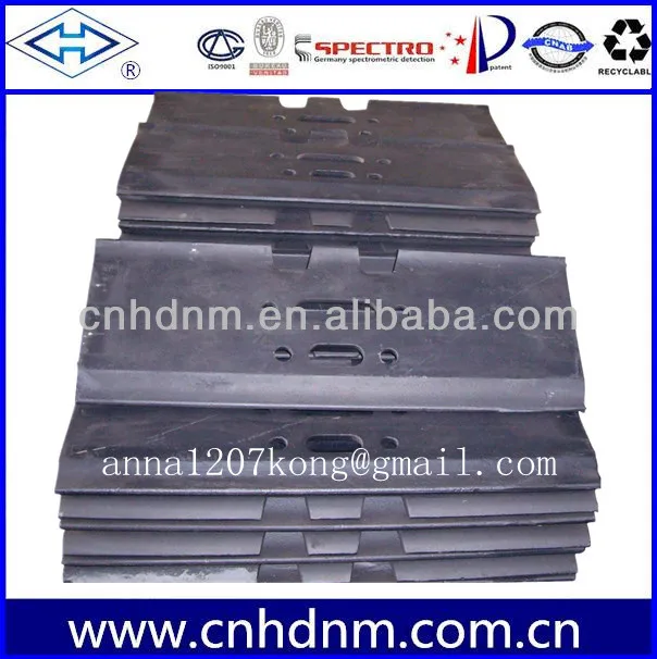 excavator / paver rubber track shoe pad
