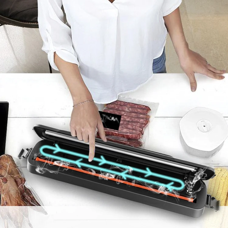 Portable Household Kitchen Fresh Food Saver Automatic Vacuum Sealing