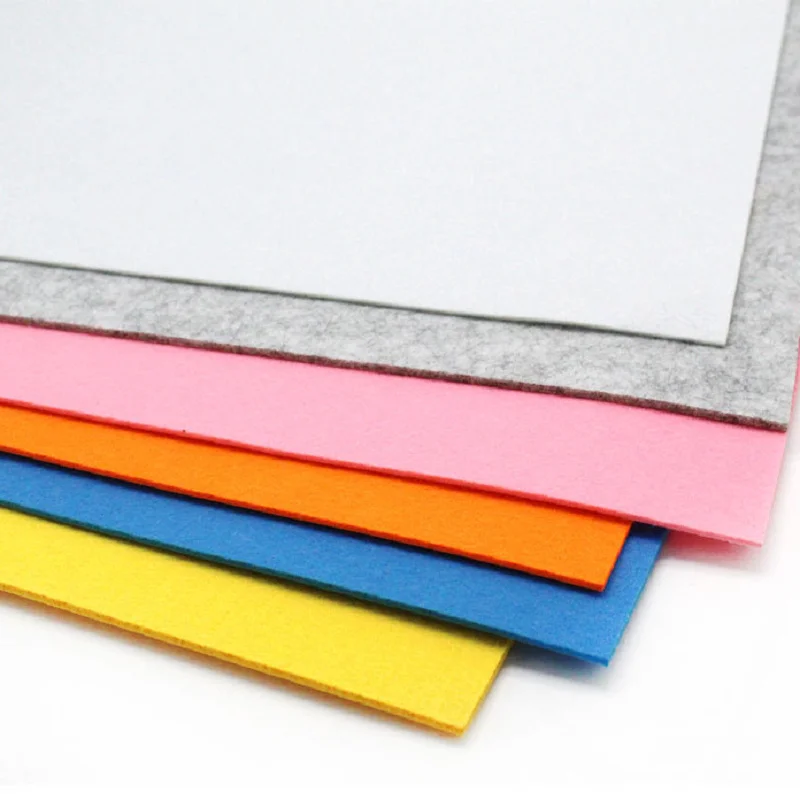 cusotomize size and color fire retardant non-woven felt fabric