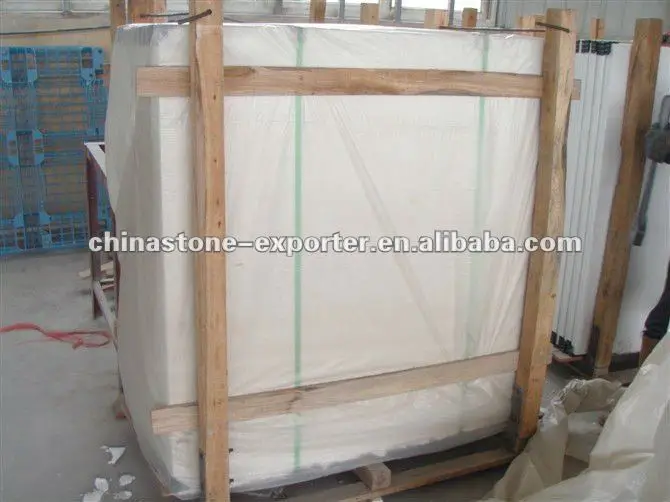 pure white crystal glass panel slab(marmoglass,artificial stone)