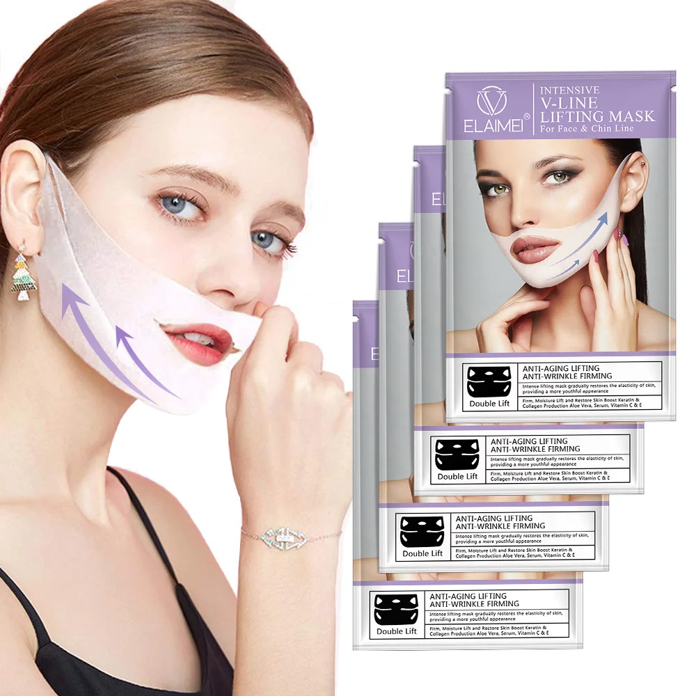 V Line Lifting Mask Firming Skin Lighten Fine Lines Anti Aging Anti