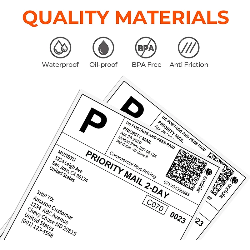 40x60mm Vinyl Scratch-Off Adhesive Thermal Labels for Supermarket Promotion & Exhibition Use-Custom Sticker Express Shipping supplier