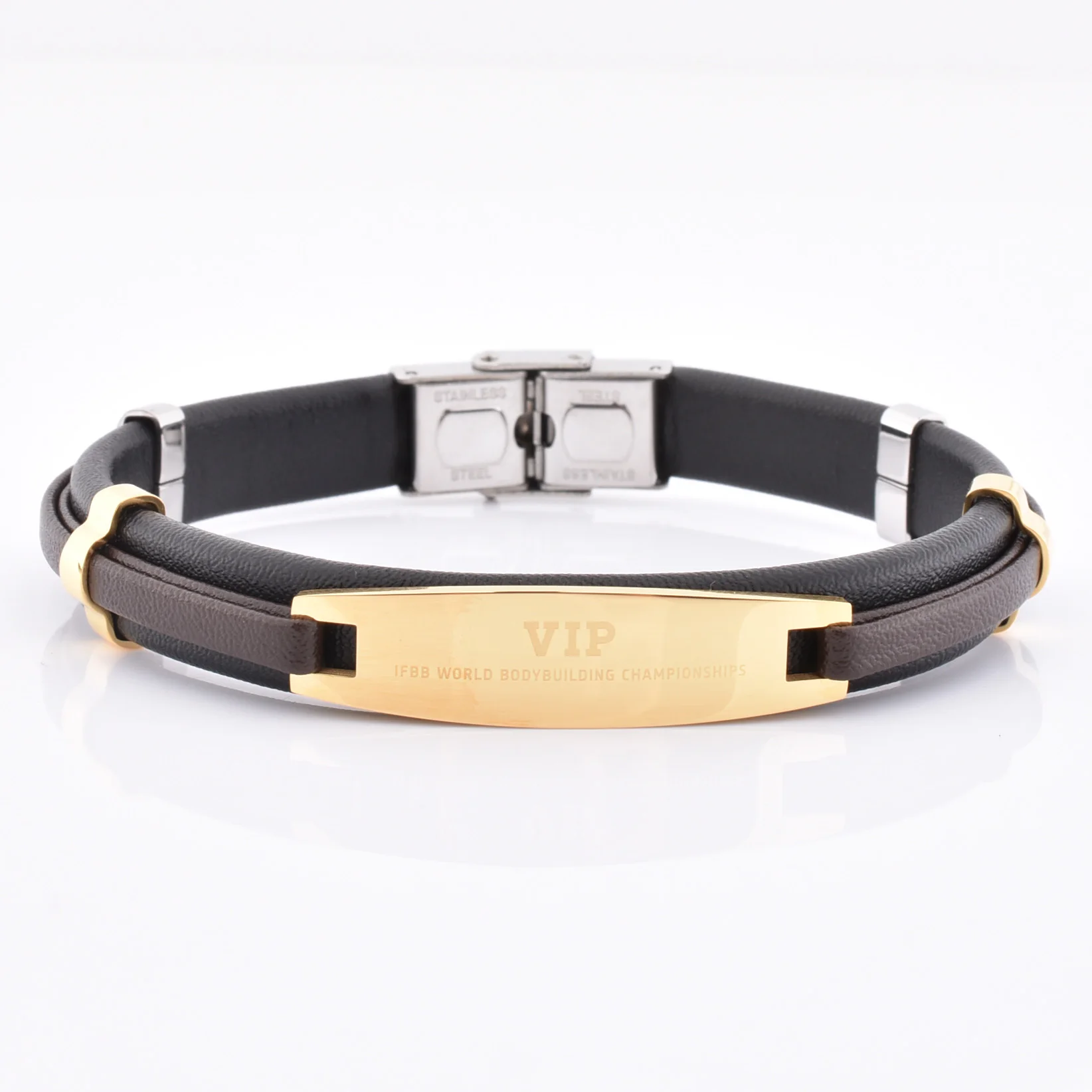 Mens Clasp Types Leather Wide Skull Bracelet Homme Buy Leather Wide