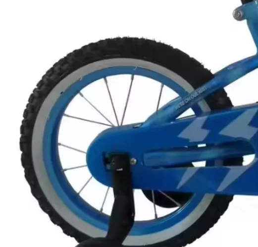 product hot sale new design steel frame single speed 12 wheels training wheels kids bike 5 7 years 75kg load capacity-2