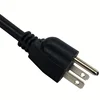 America standard 220v ac power cord free sample 3pin plug us power cable socket for computer usa 3 pins plug