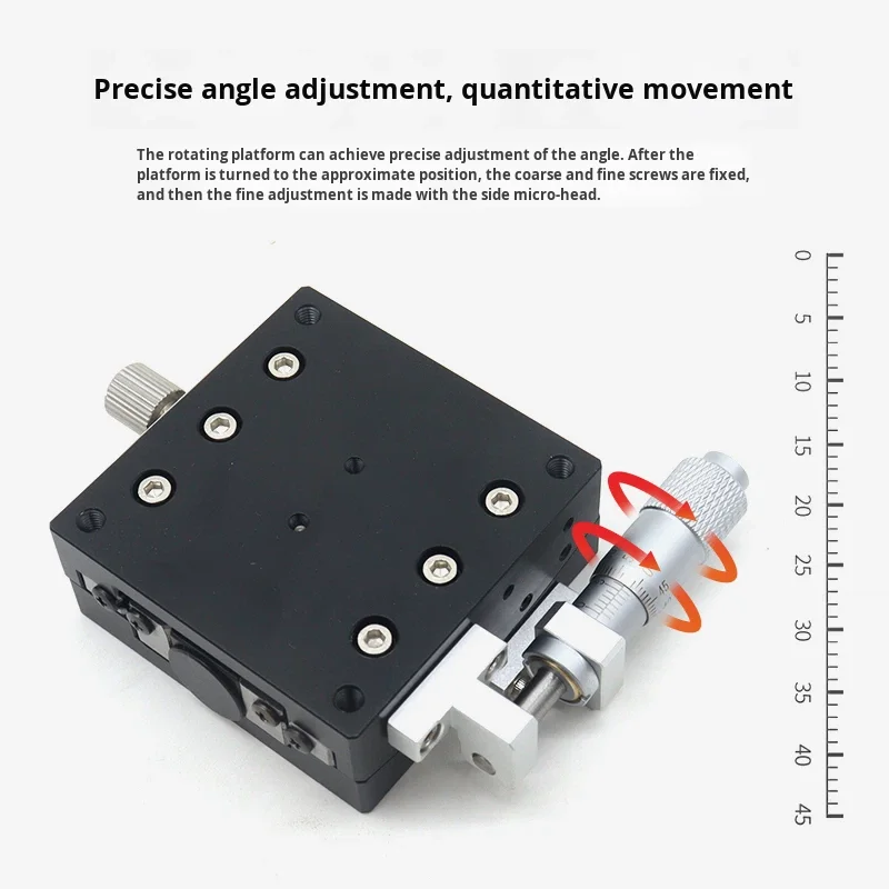 60 aluminum precision fine tuning positive negative adjustment tilt platform optical-14