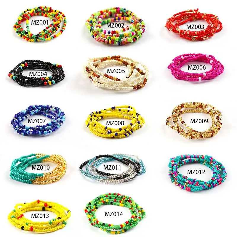 Bohemian Style Belly Chain Body Chain Jewelry Colorful Bead Waist Chain