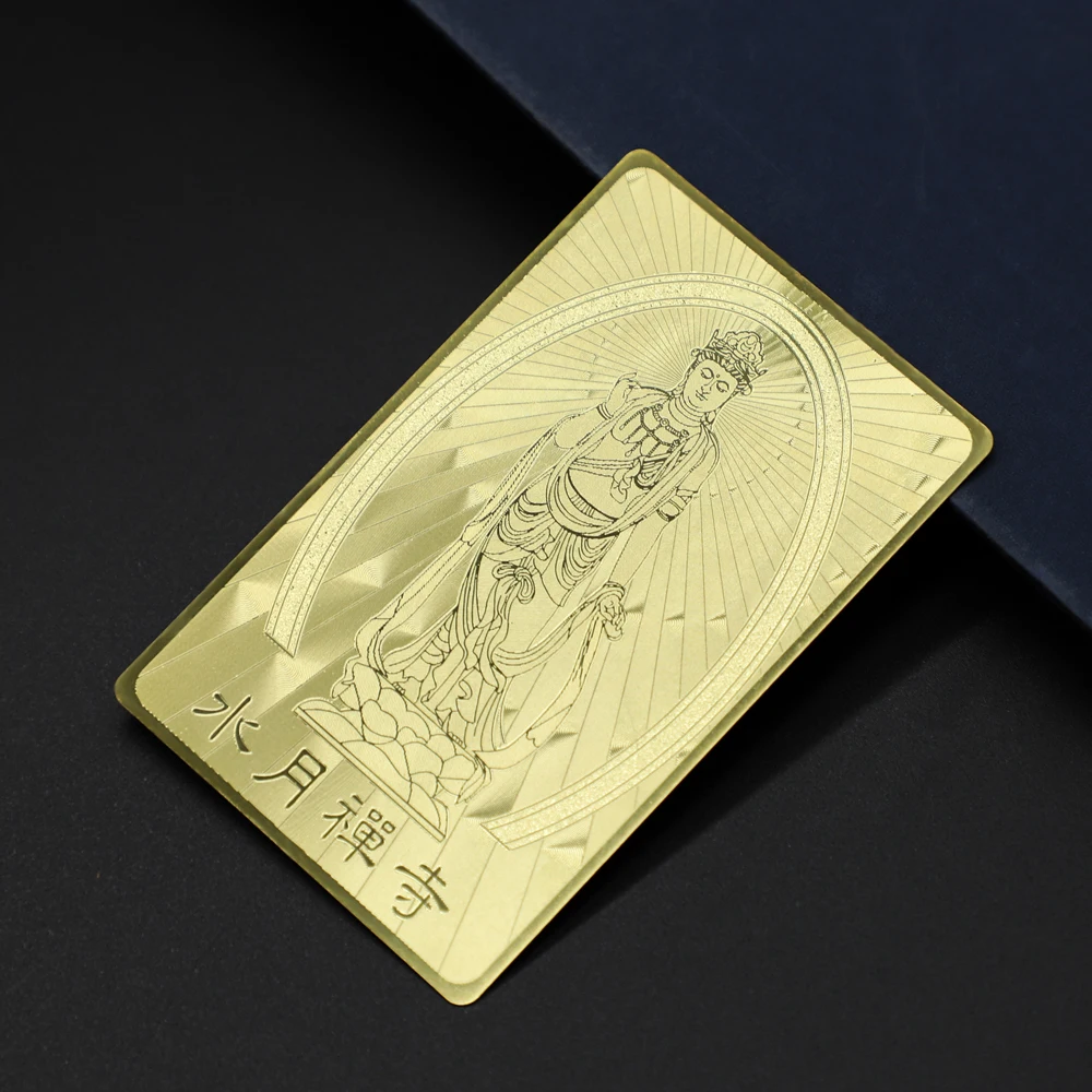 wholesale gold metal business card promotion souven