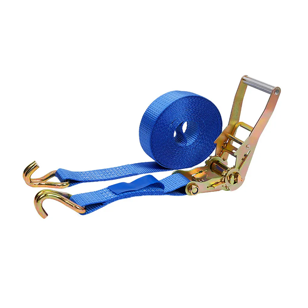 TIIKERI High Quality Truck Car Cargo Lashing Straps ratchet axle tie down straps Heavy Duty Cargo Lashing Straps