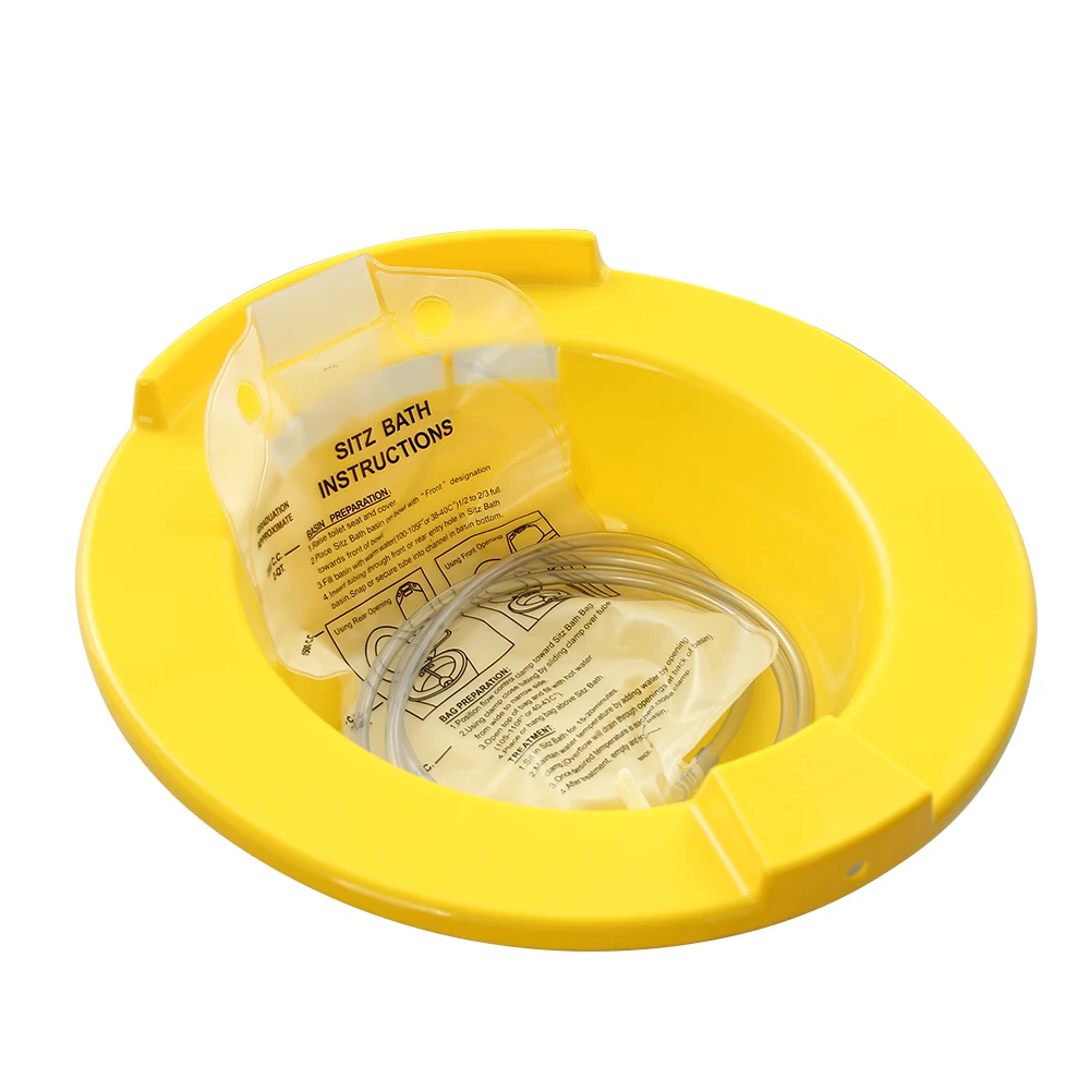 Disposable Medical Customized Plastic Sitz Bath With Grade Medicine Bag