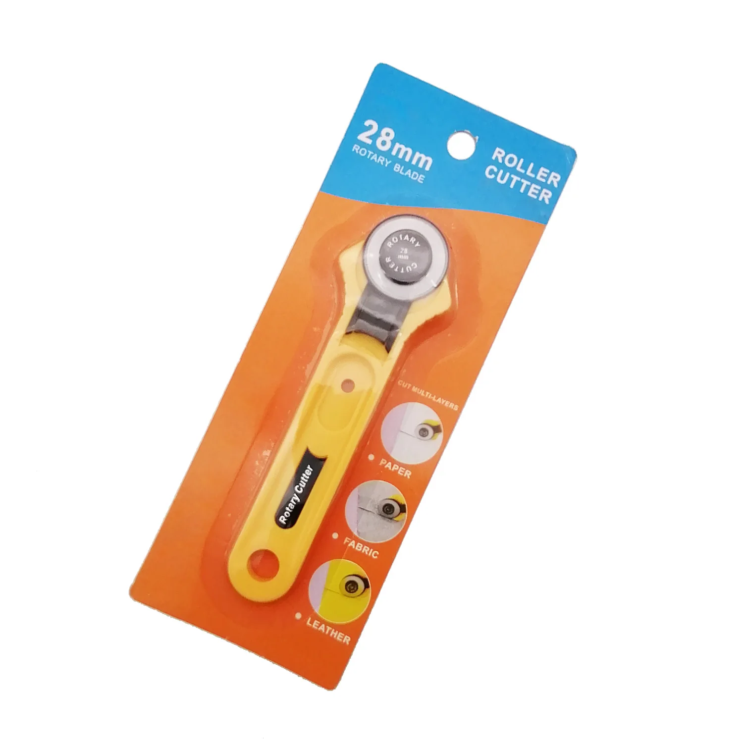 Cheap Safety Design Handheld Mini Multi Functional 28mm Paper Leather Fabric Rotary Blade Roller