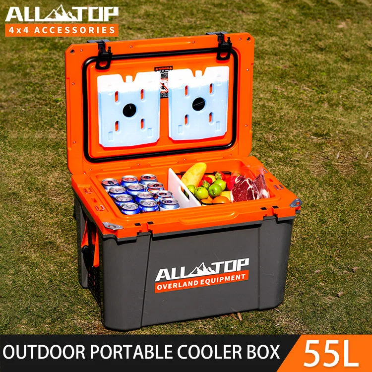 Hot Sale 55l Outdoor Portable Cooler Transport Storage Box Container