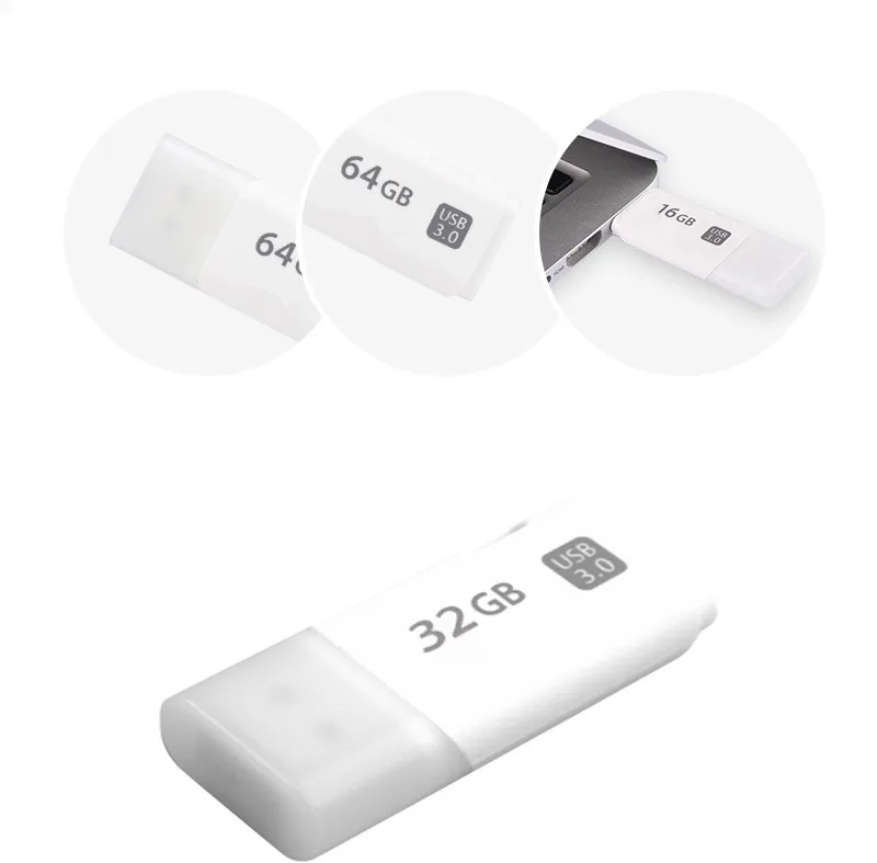 100% Original USB 3.0 Flash Drive 64GB 32GB Pen Drive Mini Memory Stick Pendrive Thumb Flash Disk