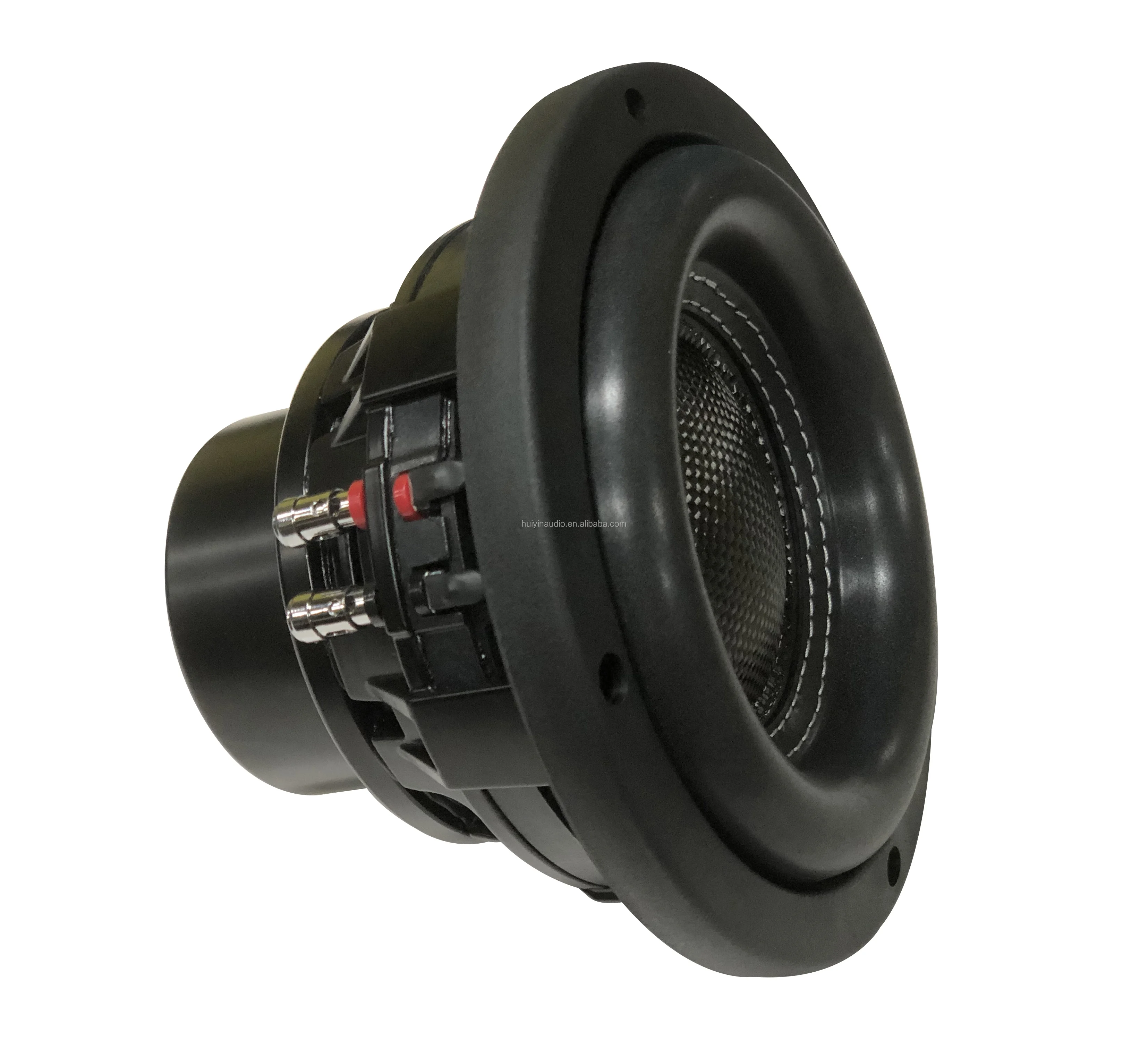 product 6 inch neodymium magnet power subwoofers 650 048 dual coils 300w rms peak power carbon cone surround 24v car subwoofer speaker-2