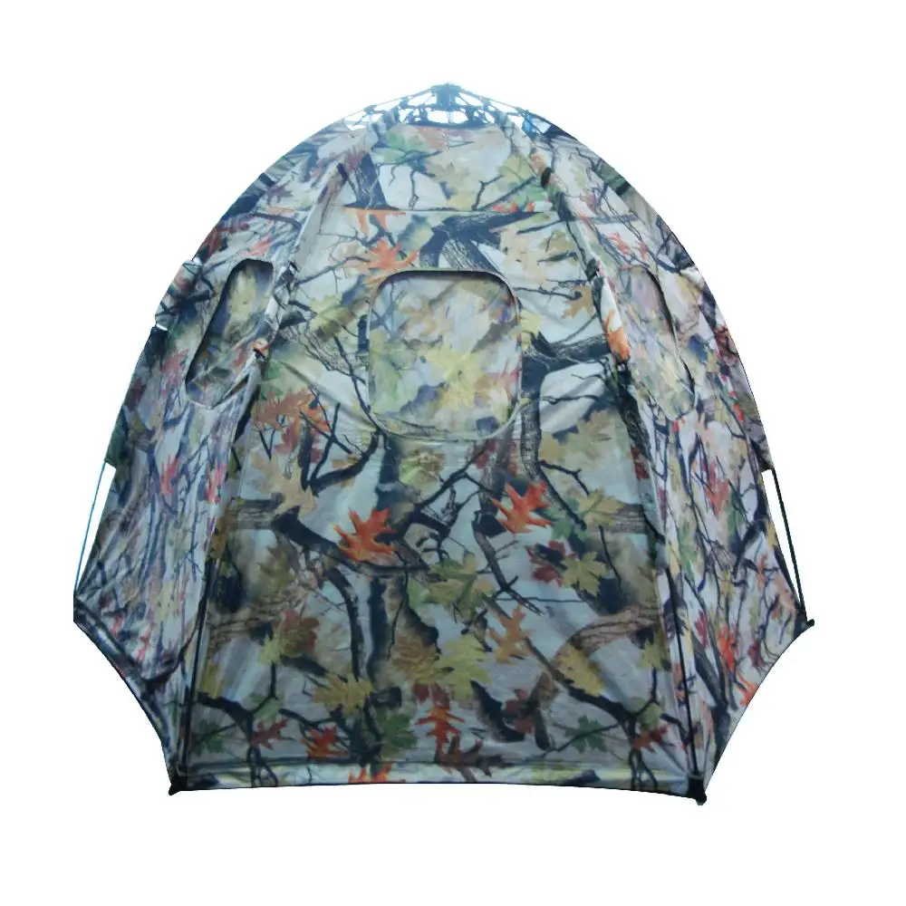 Popup Ground Hexagonal Umbrella Hunting Blind For Outdoor Camouflage