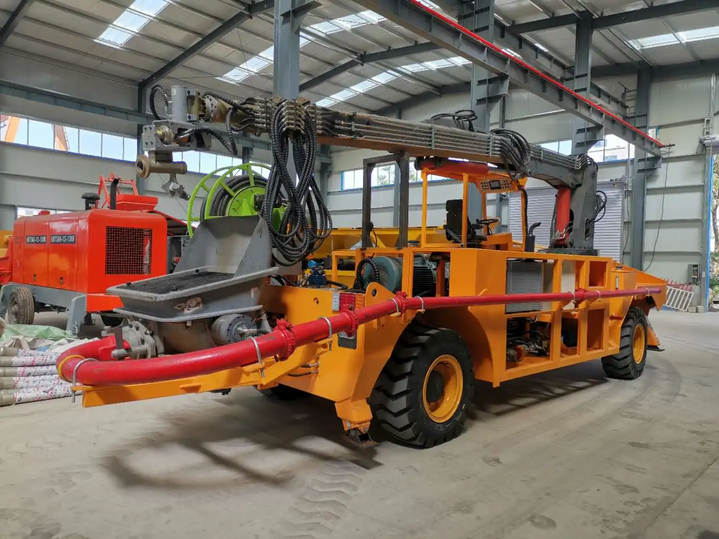 For Tunnel Construction China Wet Shotcrete Machine M H Concrete