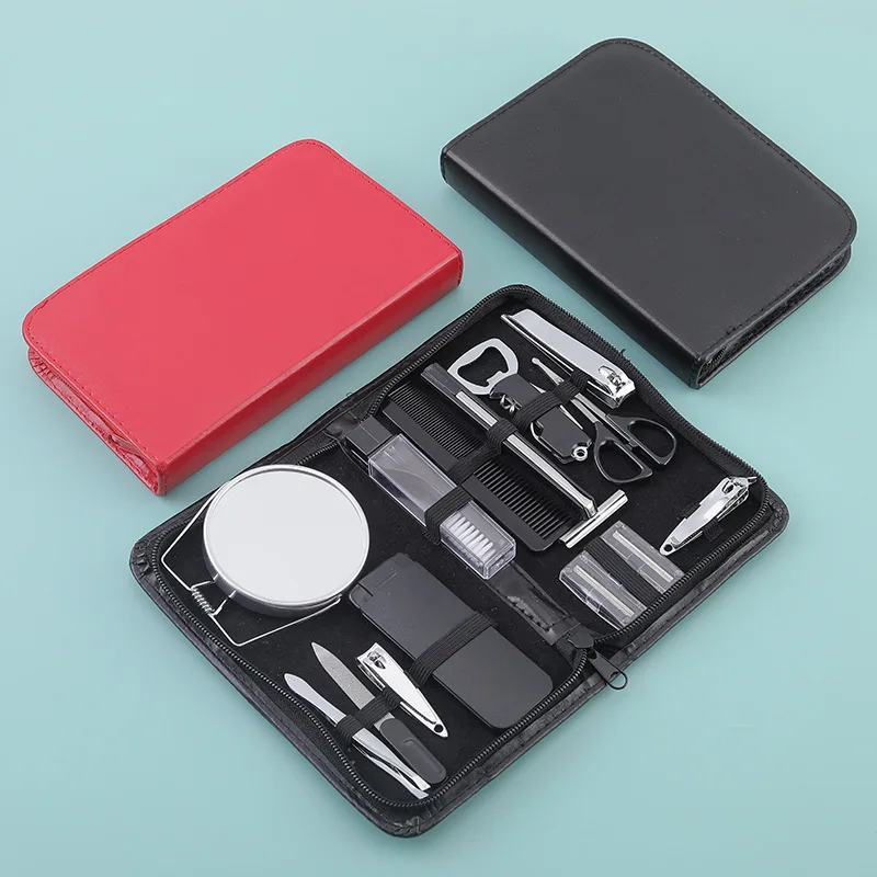product hot sale nail care tool beauty set mens personal care tool set men travel manicure set-4