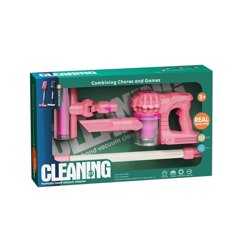 Role Play Electric Combing Chores Game Vacuum Cleaner Kid Cleaning Tool