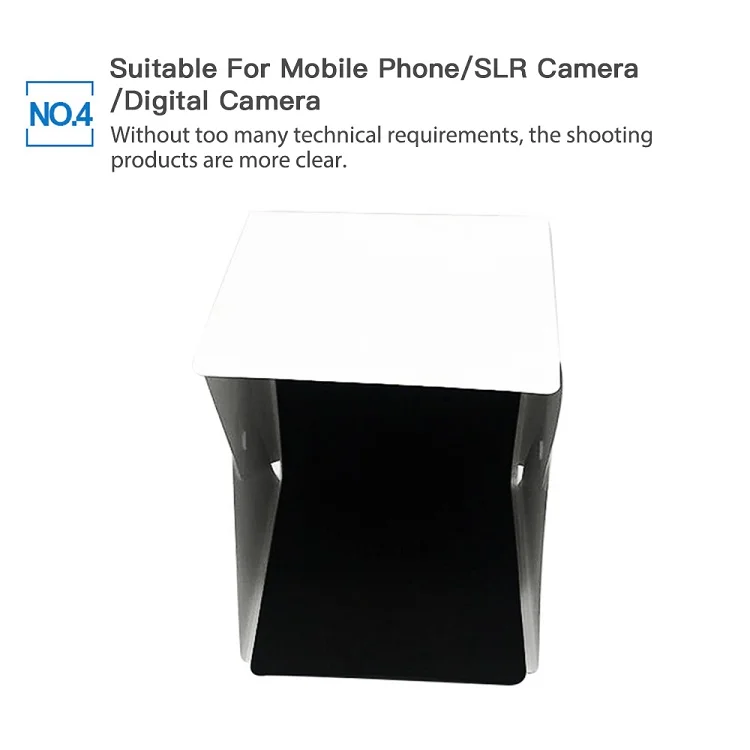 Foldable Portable Mini Photobox White Studio Photo Light Room Box 20x20